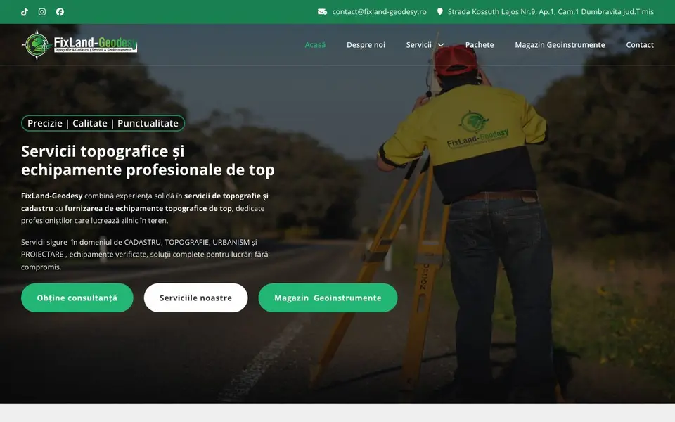 Pagina principală FixLand Geodesy