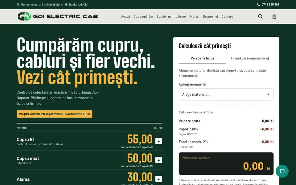 Pagina principală GDI Electric Cab