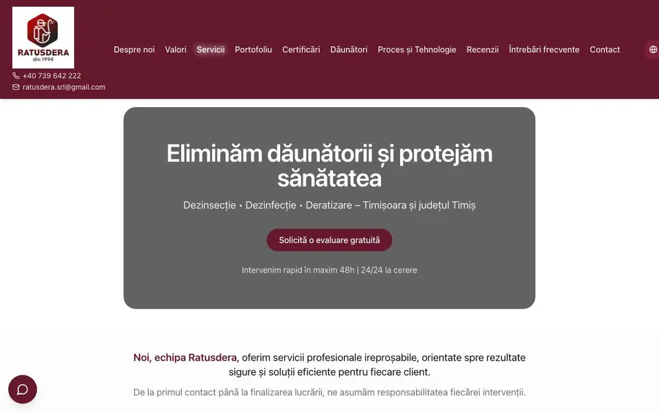 Pagina principală Ratusdera